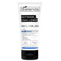   Bielenda Only For Men Outdoor Challenge 2-In-1 Peeling Cleansing Gel For Face 150g