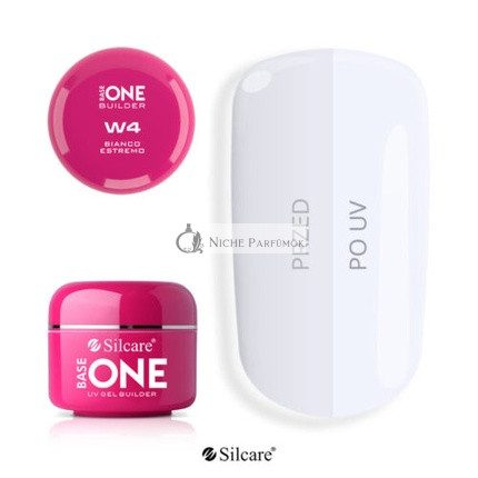 Silcare Base One UV Builder Gel White W4 Extreme for Nails