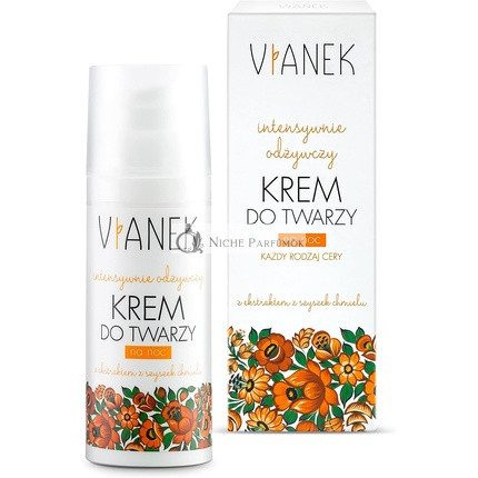 Sylveco Vianek Nourishing Night Face Cream with Hop Cones Extract 50ml