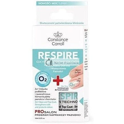Constance Carroll Respire Oxygen Technology Nail Treatment 2in1 Base & Top Coat 10ml