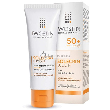 Iwostin Solecrin Lucidin Color Cream with Felt SPF 50+ Sunscreen 50ml