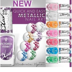   Victoria Vynn Blur Ink Metallic Multicolour Marble Pigment Nail Art - 16 Colours
