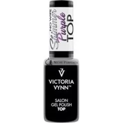   Victoria Vynn Top Coat Shimmer Purple Pink No Wipe 8 Ml - Glitter Gel Polish