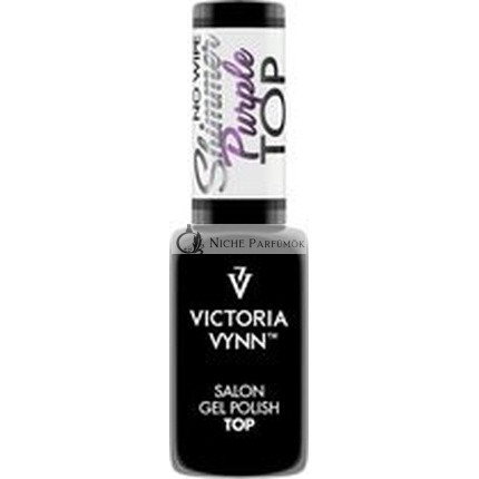 Victoria Vynn Top Coat Shimmer Purple Pink No Wipe 8 Ml - Glitter Gel Polish