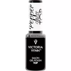   Victoria Vynn Gel Polish Top Matt Pepper No Wipe UV Led Gel Polish Top 8ml Black
