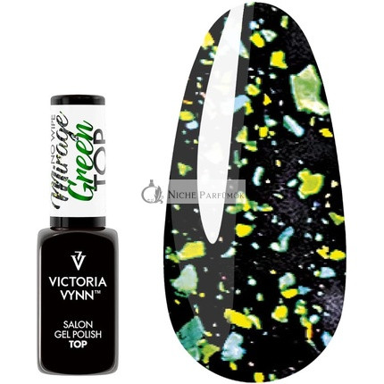 Victoria Vynn Gel Polish Top Green Mirage No Wipe UV LED Gel Polish Top 8ml