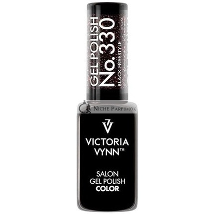 Victoria Vynn Gel Polish Colour 330 Black Freestyle UV/LED Soak Off 8ml