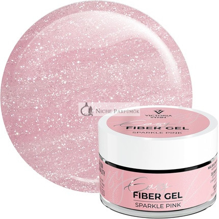 Victoria Vynn Sparkling UV/LED Builder Gel Easy Fiber Gel for Nail Manicure Glitter Sparkle Pink 50ml