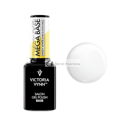 Victoria Vynn Mega Base Milk White Undercoat for Strong & Long Nails UV Led Hybrid Gel Polish 15ml Milk White