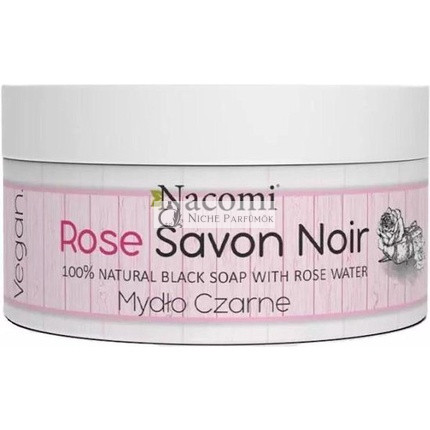 Nacomi Black Soap Savon Noir Rose 125gr
