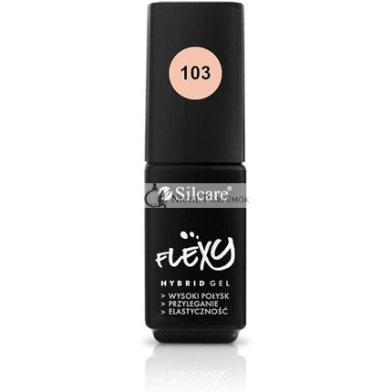 Silcare Soak Off Hybrid UV LED Flexy Gel Manicure Nails 4.5g Shade 103 by Roxie Cosmetics