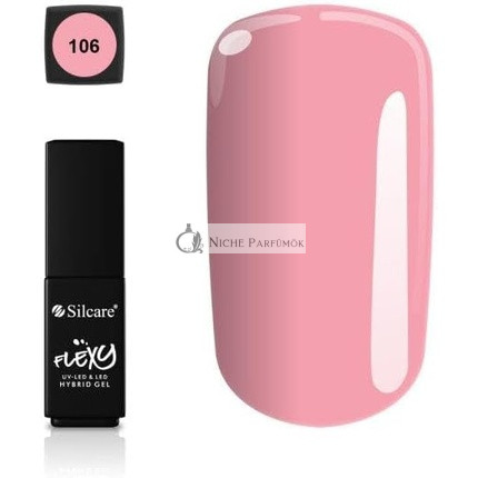 Silcare Soak Off Hybrid UV LED Flexy Gel Manicure Nails 4.5g Shade 106 by Roxie Cosmetics