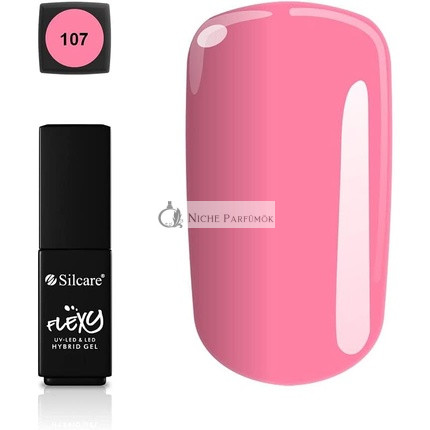 Silcare Soak Off Hybrid UV LED Flexy Gel Manicure Nails 4.5g Shade 107 by Roxie Cosmetics