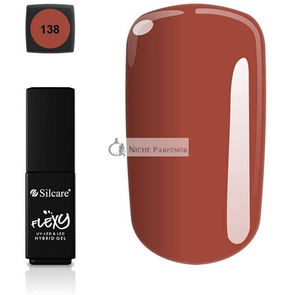Silcare Soak Off Hybrid Uv Led Flexy Gel Manicure Nails 4.5g Shade 138 By Roxie