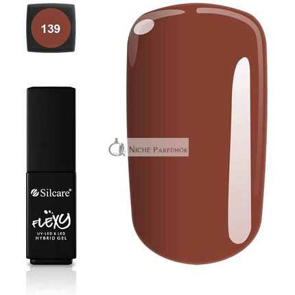 Silcare Soak Off Hybrid Uv Led Flexy Gel Manicure Nails 4.5g Shade 139 By Roxie