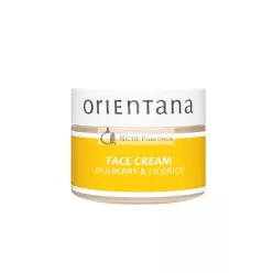   Orientana Natural Face Cream Mulberry and Licorice Vegan Bio Anti-Aging Moisturizer 50g