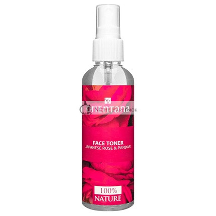 Orientana Natural Face Toner Japanese Rose Pandan & Aloe Vera 100ml - Alcohol-Free Moisturizing Vegan Skincare for Women
