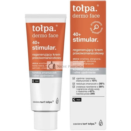 Tolpa Dermo Face 40+ Stimular Regenerating Anti-Wrinkle Cream Night 40ml