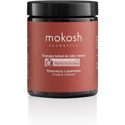 Mokosh Bronzing Body and Face Balm Orange & Cinnamon 180ml Glass Jar