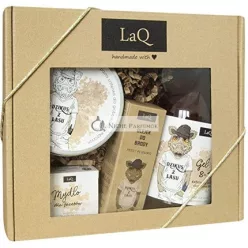 LaQ Wild Gel Set 500ml with Scrub, Soap, and Beard Oil