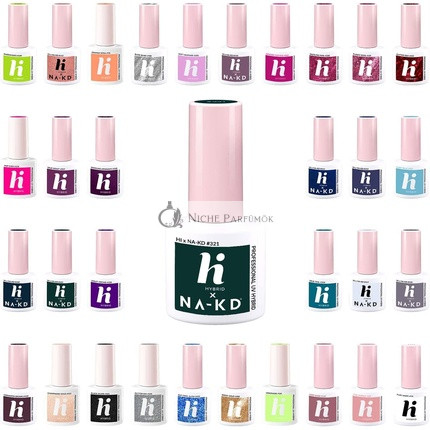 Hi Hybrid UV Gel Nail Polish in Popular Beige, Blue, Brown, Pink, Yellow, Gold, Green, and Grey Colors 5ml 321 Stone Grey