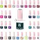 Hi Hybrid UV Gel Nail Polish in Popular Beige, Blue, Brown, Pink, Yellow, Gold, Green, and Grey Colors 5ml 321 Stone Grey