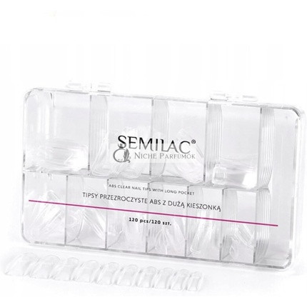 Semilac Clear Tips Box