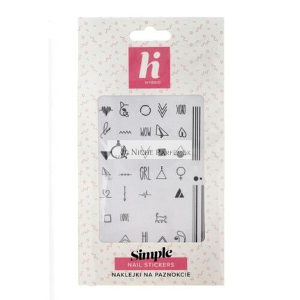 Hi Hybrid Nail Art Sticker Easy