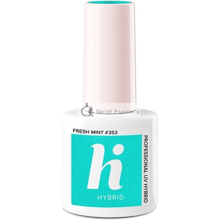 Hi Hybrid UV Gel Nail Polish in Popular Beige, Blue, Brown, Pink, Yellow, Gold, Green, and Grey Colors 5ml 353 Fresh Mint