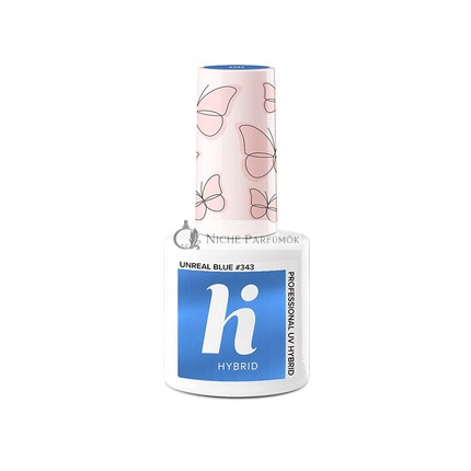 HI HYBRID Unreal Blue Semi-Permanent UV Gel Nail Polish 5ml