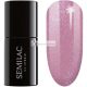 Semilac UV Nail Polish Shimmer Dust Pink 319 7ml - Color-Intensive and Long-Lasting Nail Polish for Fingernails