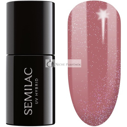 Semilac Shimmer Dust Caramel UV Nail Polish 7ml