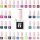 Hi Hybrid UV Gel Nail Polish in Popular Beige, Blue, Brown, Pink, Yellow, Gold, Green, Grey Colors 5ml 425 Black Silver