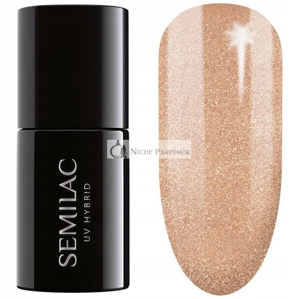 Semilac UV Nail Polish Golden Icing 7ml