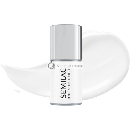 Semilac One Step Hybrid Nail Polish 3-in-1 Coconut Cream 5ml UV LED Color Nail Polish