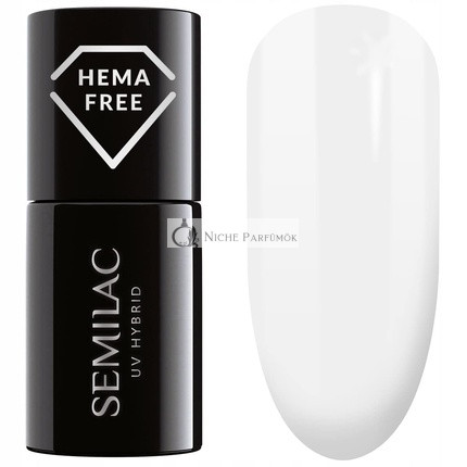 Semilac UV Nail Polish White 389 Cocount Ice Cream 7ml