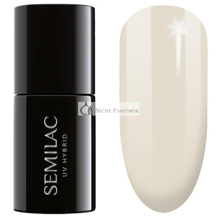 Semilac UV Nail Polish Hybrid 413 Desert Ivory 7ml Collection Into Her Tenderness