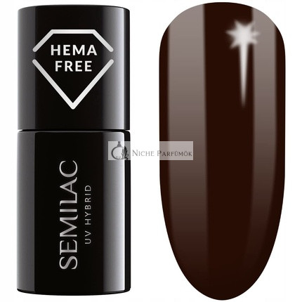 Semilac UV Hybrid Nail Polish 419 Wooden Brown 7ml