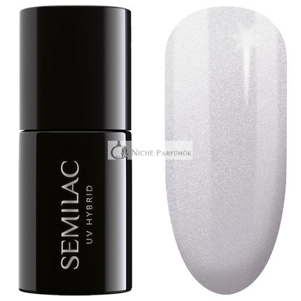 Semilac UV Nail Polish Hybrid 237 White Pearl 7ml Wedding Pearls Collection
