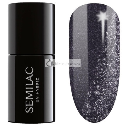 Semilac UV Nail Polish Hybrid 399 Dark & Spark 7ml Day & Night Collection