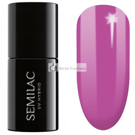 Semilac UV Nail Polish Hybrid 601 Neon Pink Punch 7ml