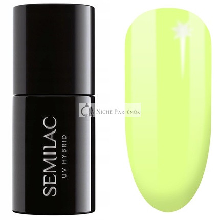 Semilac UV Hybrid Nail Polish 604 Luminous Lemon 7ml