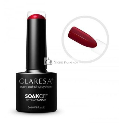CLARESA SoakOFF UV/LED Gel Red 420 5ml