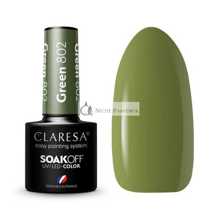 Claresa 802 Green UV Nail Polish 5ml