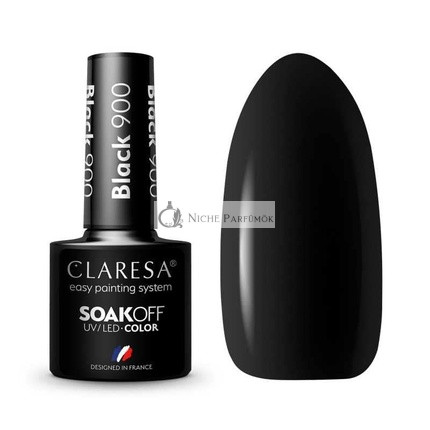 Claresa 900 Black UV Nail Polish 5ml