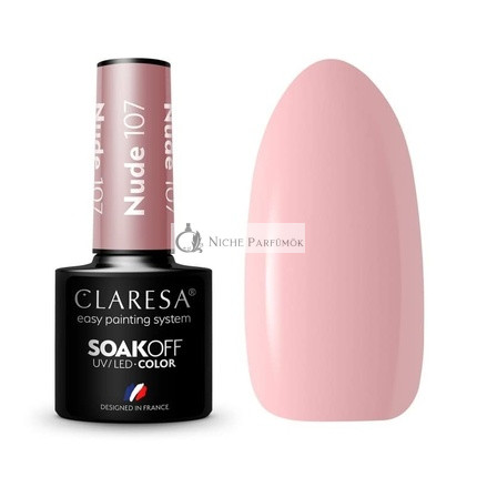 Claresa 107 Nude UV Nail Polish 5ml