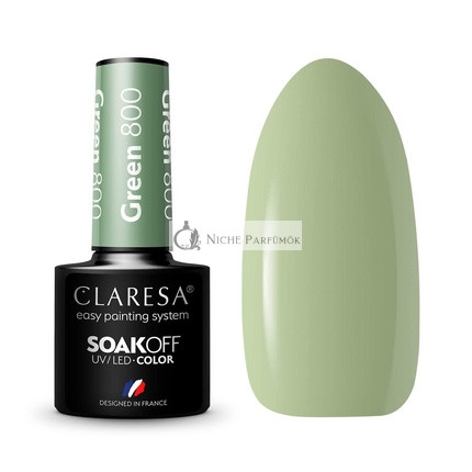 Claresa 800 Green UV Nail Polish 5ml