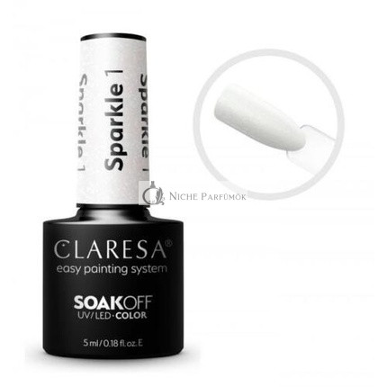 CLARESA Soak Off UV/LED Gel Sparkle 1 5ml