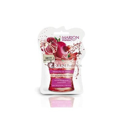 MARION Fit&Fresh Face Mask Strengthening Blood Vessels Pomegranate 7.5ml