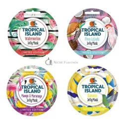   Marion Tropical Island Gel Mask Watermelon Pina Colada Mango Banana 10g